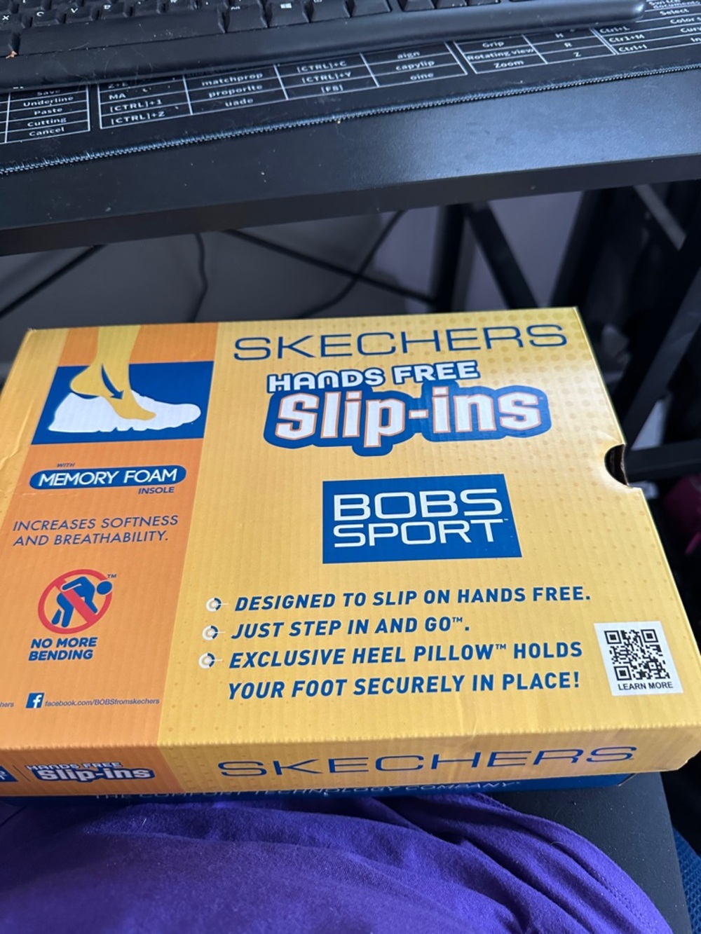 Skechers BOBS Sport Hands Free Slip-Ins - Black - Picture 2 of 5